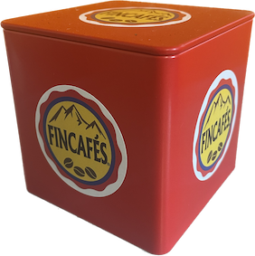 Boite à café métallique