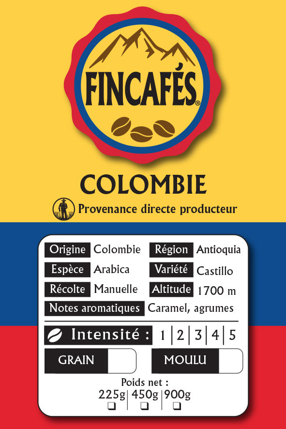 Café fruité - Origine Colombie 🇨🇴 - direct producteur