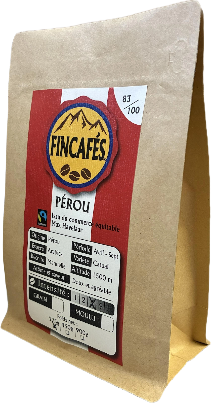 Café doux - Origine Pérou 🇵🇪 - Commerce équitable